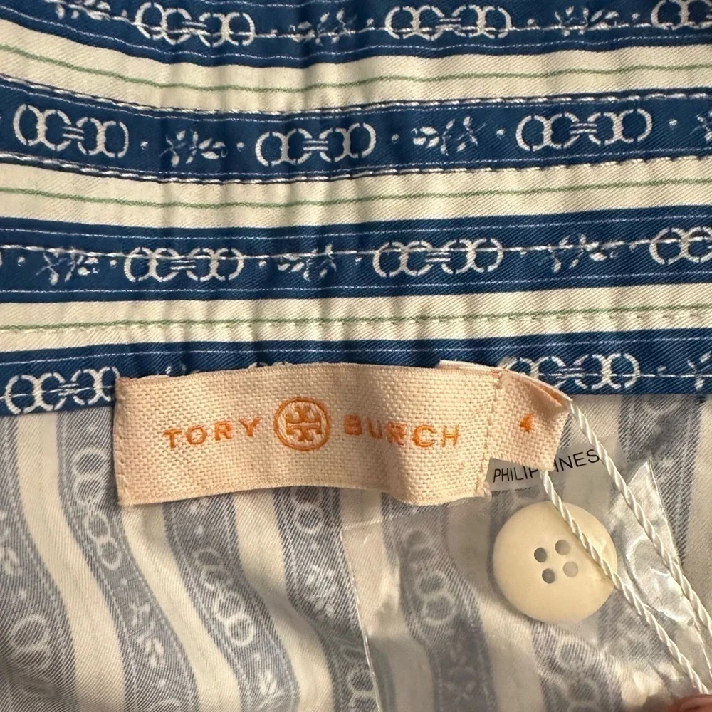 Tory Burch Skirt Blue and White Size 4